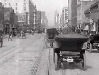1905 ride on a cable car