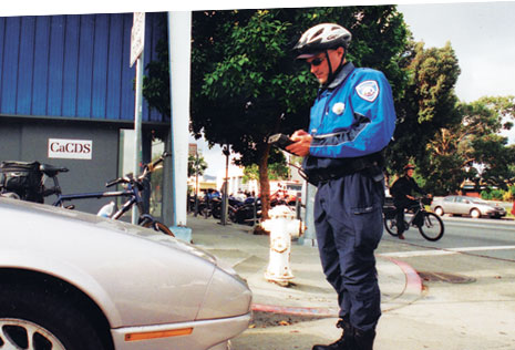 SFMTA parking enforcement officer