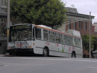 1 California trolley bus