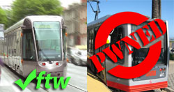 LRT Score Card - MUNI pwned, LUAS ftw
