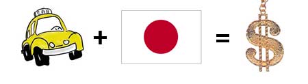 Taxi + Japan = Money