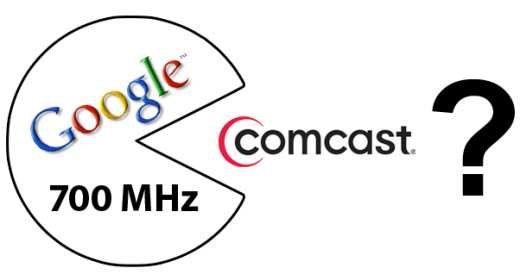 Could Google with a slice of the 700 MHz spectrum eat Comcast instead of mobile operators?