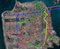 Thumbnail of a proposed comprehensive subway system for San Francisco